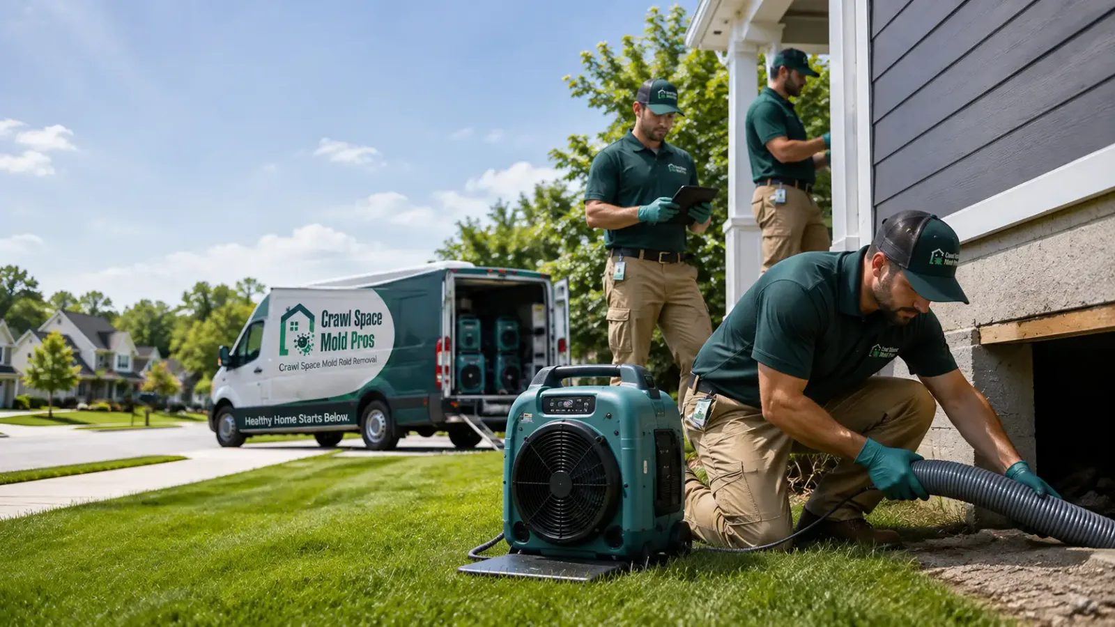 Crawl Space Mold Removal in East Butler, PA